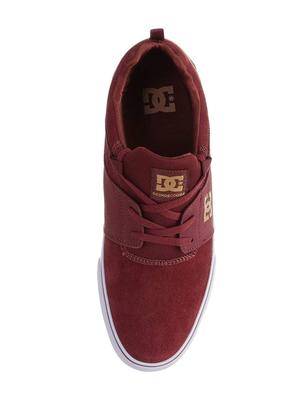 maroon suede lace up sneakers - 16580314 - Standard Image - 4