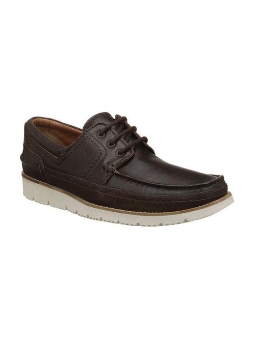 brown leather lace up shoes - 16580928 - Very Small Image - 1