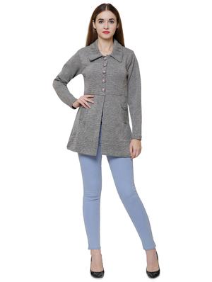 shirt neck pocket slit cardigan - 16581383 - Standard Image - 4