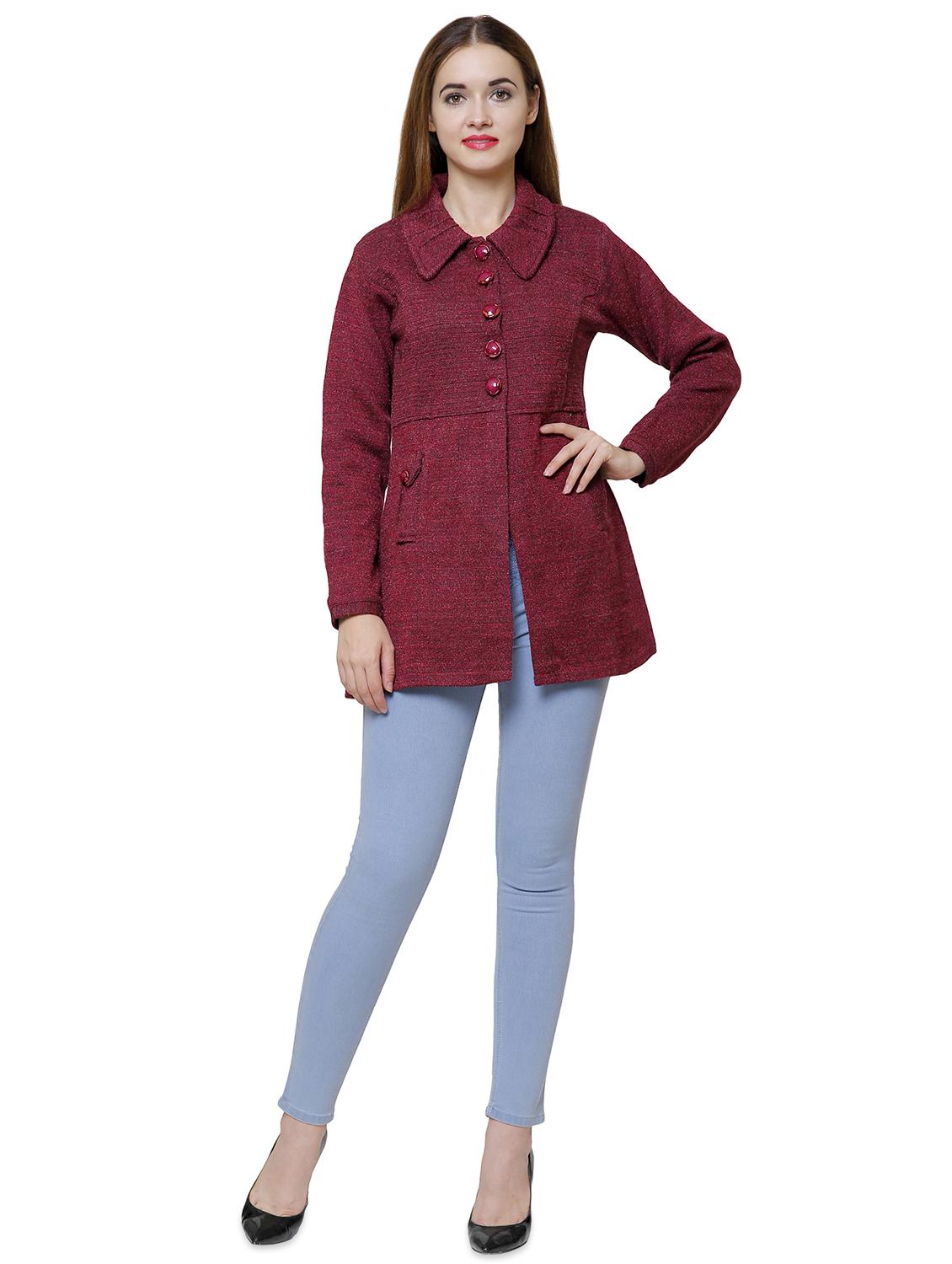 shirt neck pocket slit cardigan - 16581384 - Zoom Image - 4