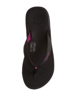 black rubber flip flops - 16581636 - Standard Image - 4