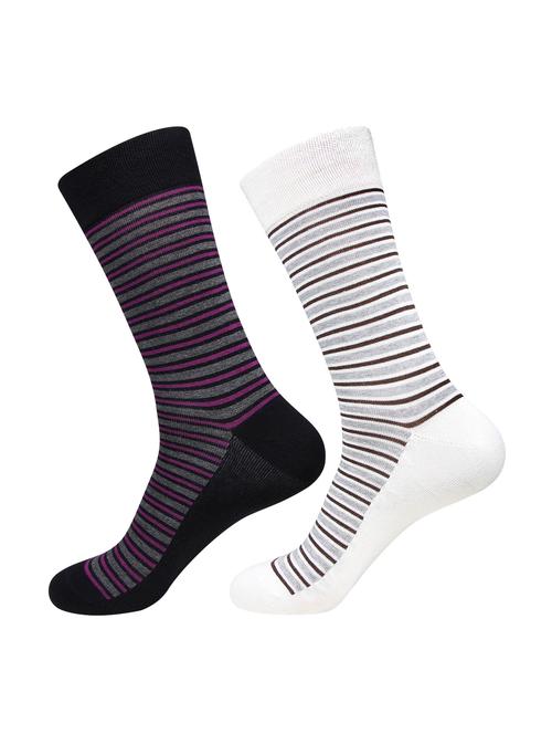 multi colored cotton above ankle length sock - 16582166 - Standard Image - 1