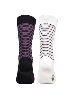 multi colored cotton above ankle length sock - 16582166 - Standard Image - 4