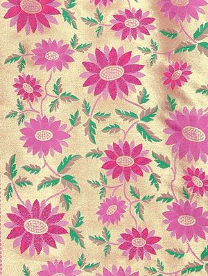 self-design kanjivaram saree with blouse - 16584597 - Standard Image - 4