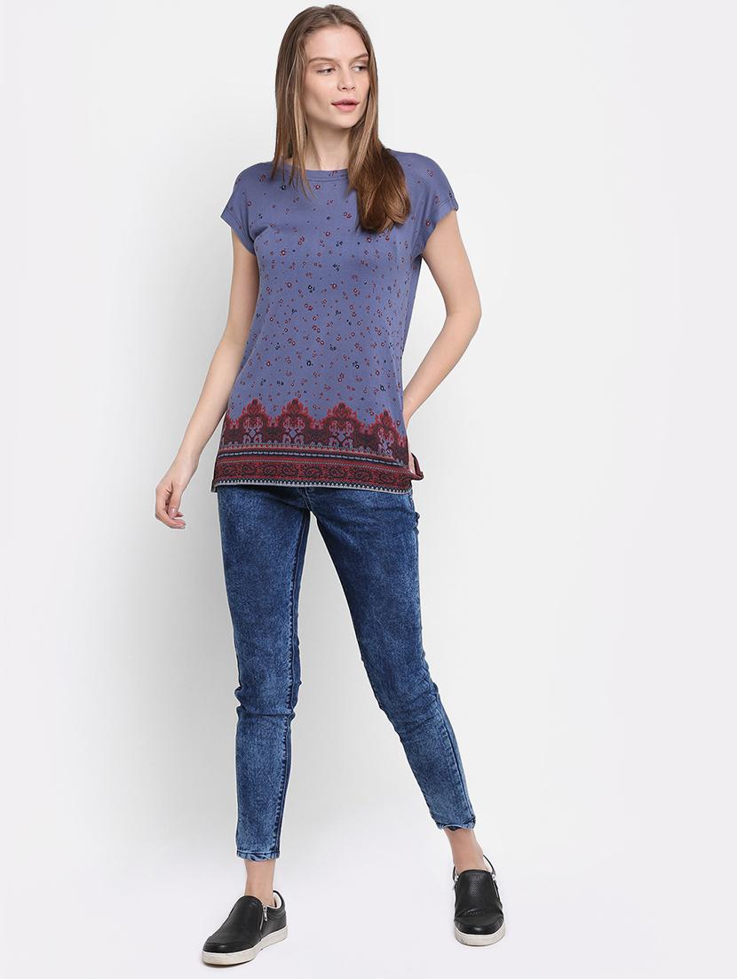 round neck cap sleeved tee - 16584953 - Zoom Image - 4