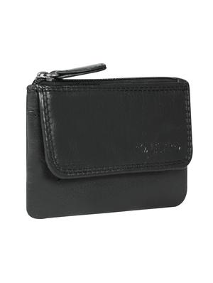 black leather regular pouch - 16585228 - Standard Image - 4