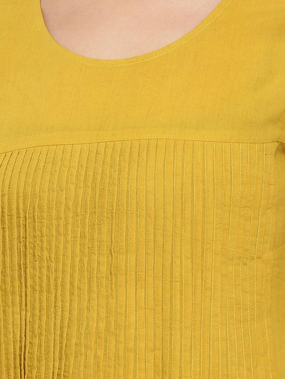 round neck gathered maxi dress - 16585479 - Zoom Image - 4