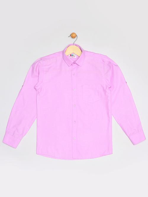 purple cotton shirt - 16585680 - Standard Image - 1