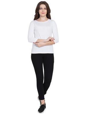 round neck solid tee - 16585862 - Standard Image - 4