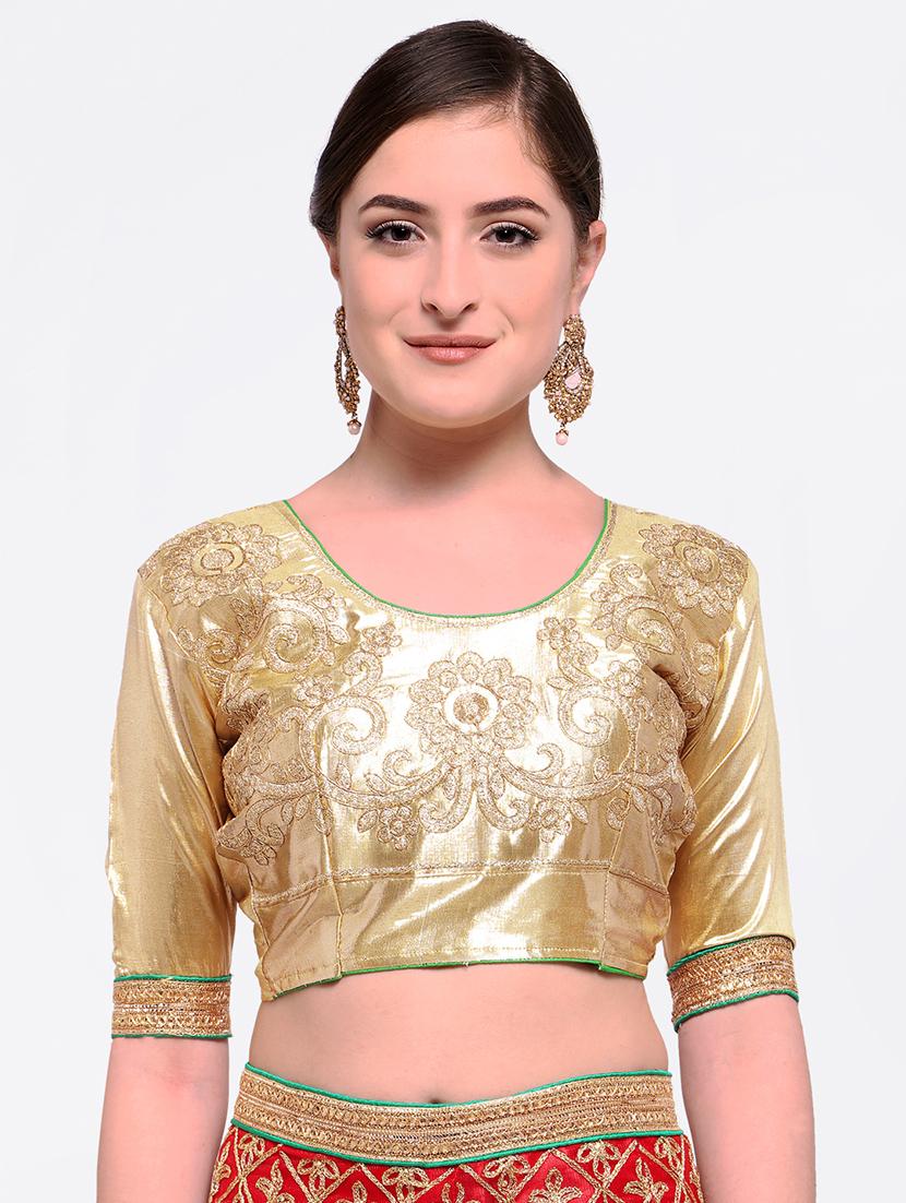 embroidered contrast lehenga - 16585933 - Zoom Image - 4