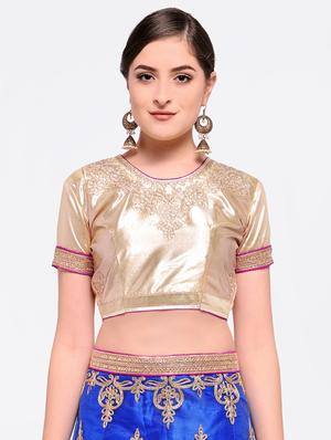 embroidered contrast lehenga - 16585937 - Standard Image - 4