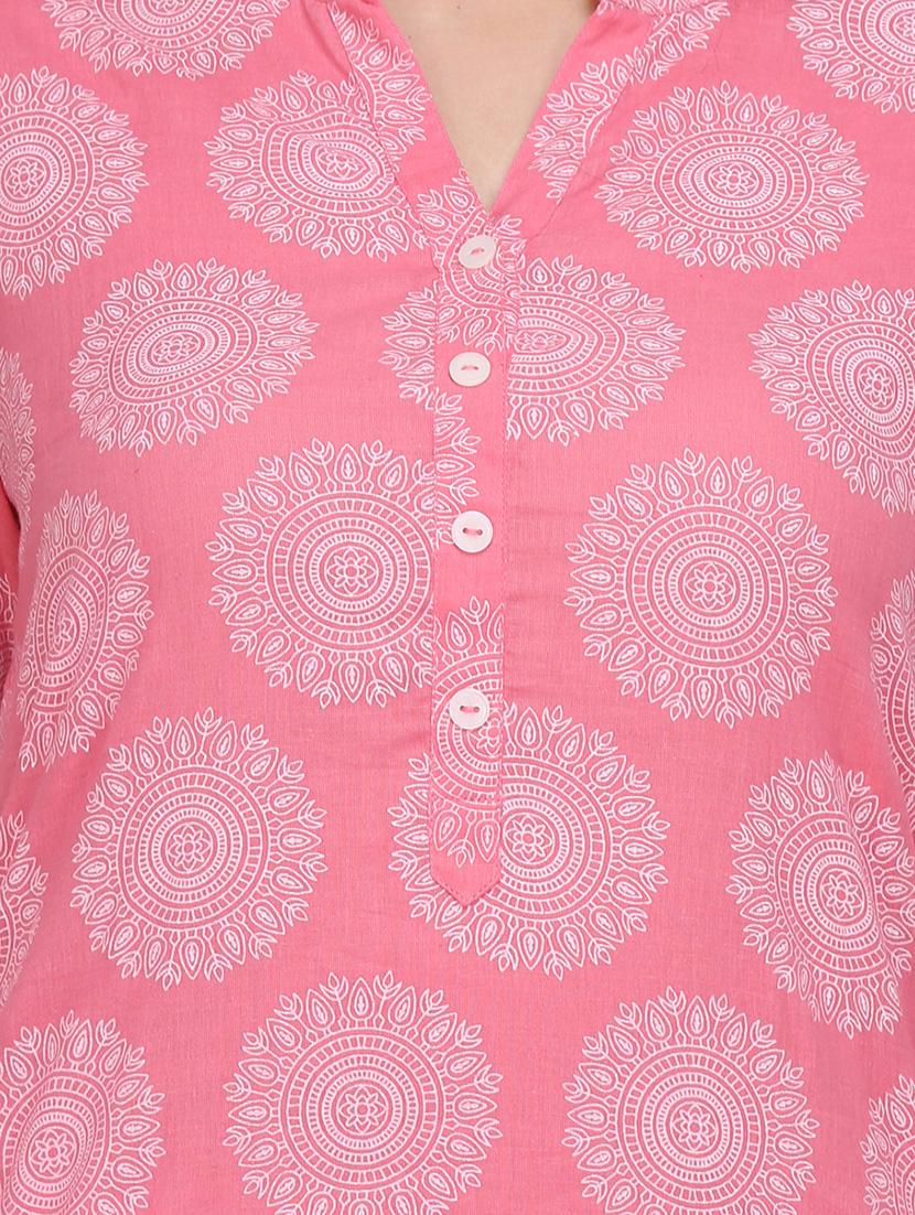 khari print straight kurta - 16587125 - Zoom Image - 4