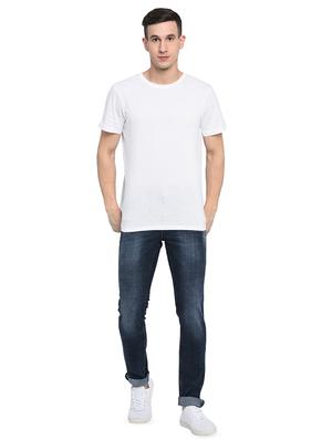 navy blue heavy washed denim jeans - 16587295 - Standard Image - 4