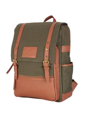 olive tan canvas backpack - 16589082 - Standard Image - 4