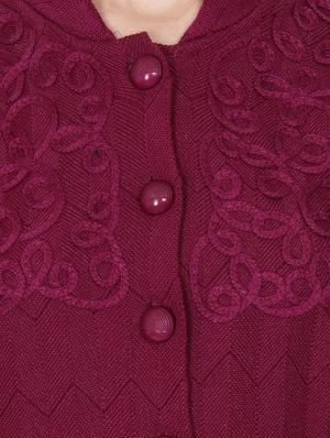 mandarin neck long sleeved cardigan - 16589089 - Standard Image - 4