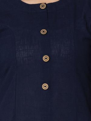 solid straight kurta - 16589422 - Standard Image - 4