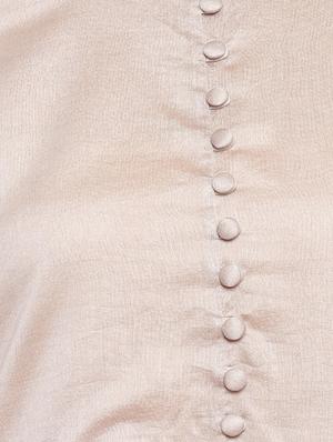 solid chanderi flared kurta - 16589566 - Standard Image - 4