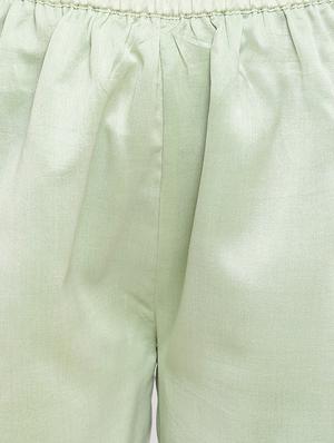 pastel pleated flared kurta - 16589568 - Standard Image - 4