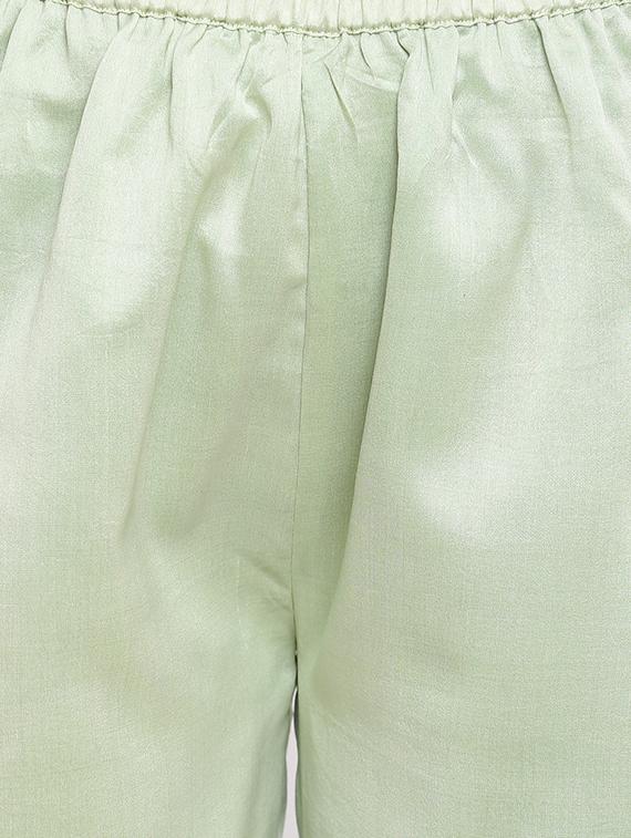 pastel pleated flared kurta - 16589568 - Zoom Image - 4