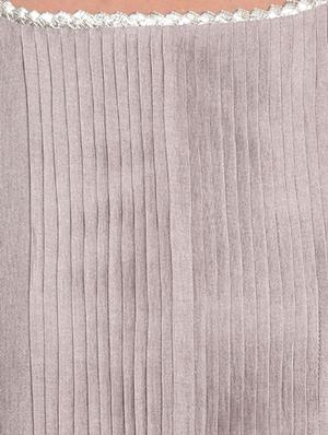 solid chanderi a-line kurta - 16589569 - Standard Image - 4