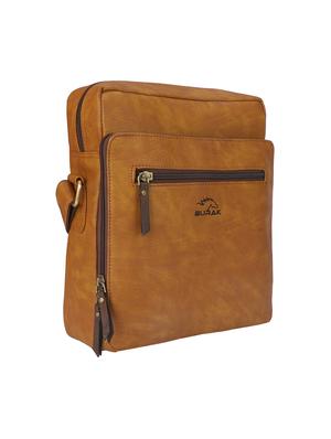 tan leather messenger bag - 16590637 - Standard Image - 4