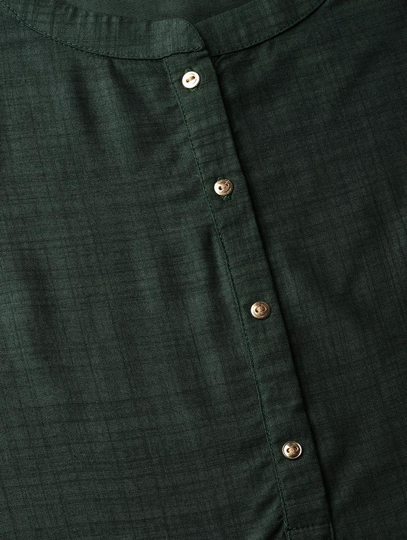solid straight kurta - 16590988 - Zoom Image - 4