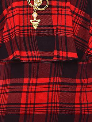 plaid layered twin sets - 16591332 - Standard Image - 4