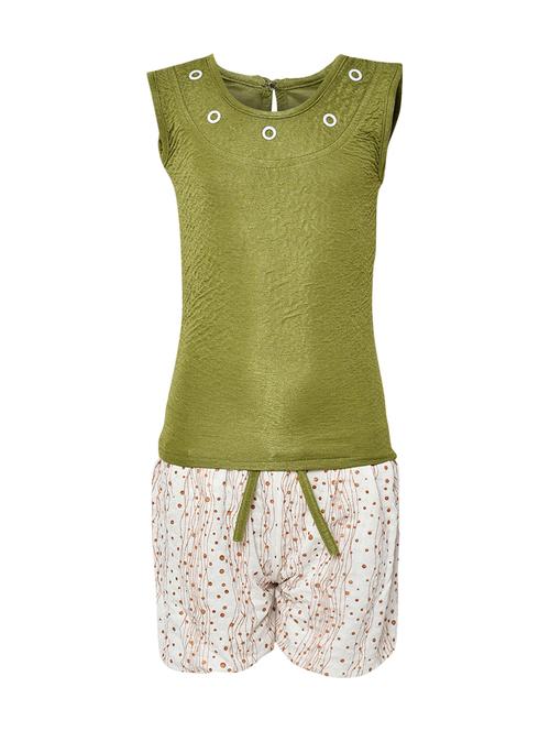 green nylon shorts set - 16591336 - Standard Image - 1