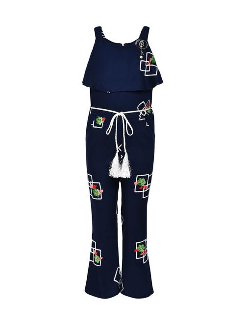 navy blue rayon jumpsuit - 16591447 - Standard Image - 1