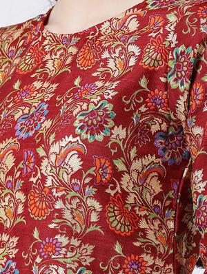 printed kurta with salwar set - 16591814 - Standard Image - 4