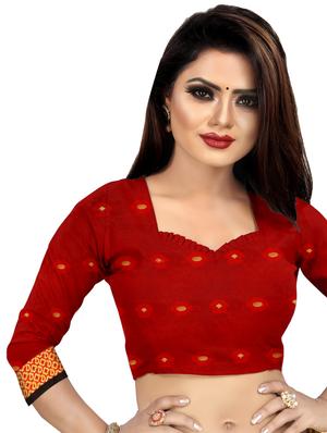 floral kanjivaram saree with blouse - 16592159 - Standard Image - 4
