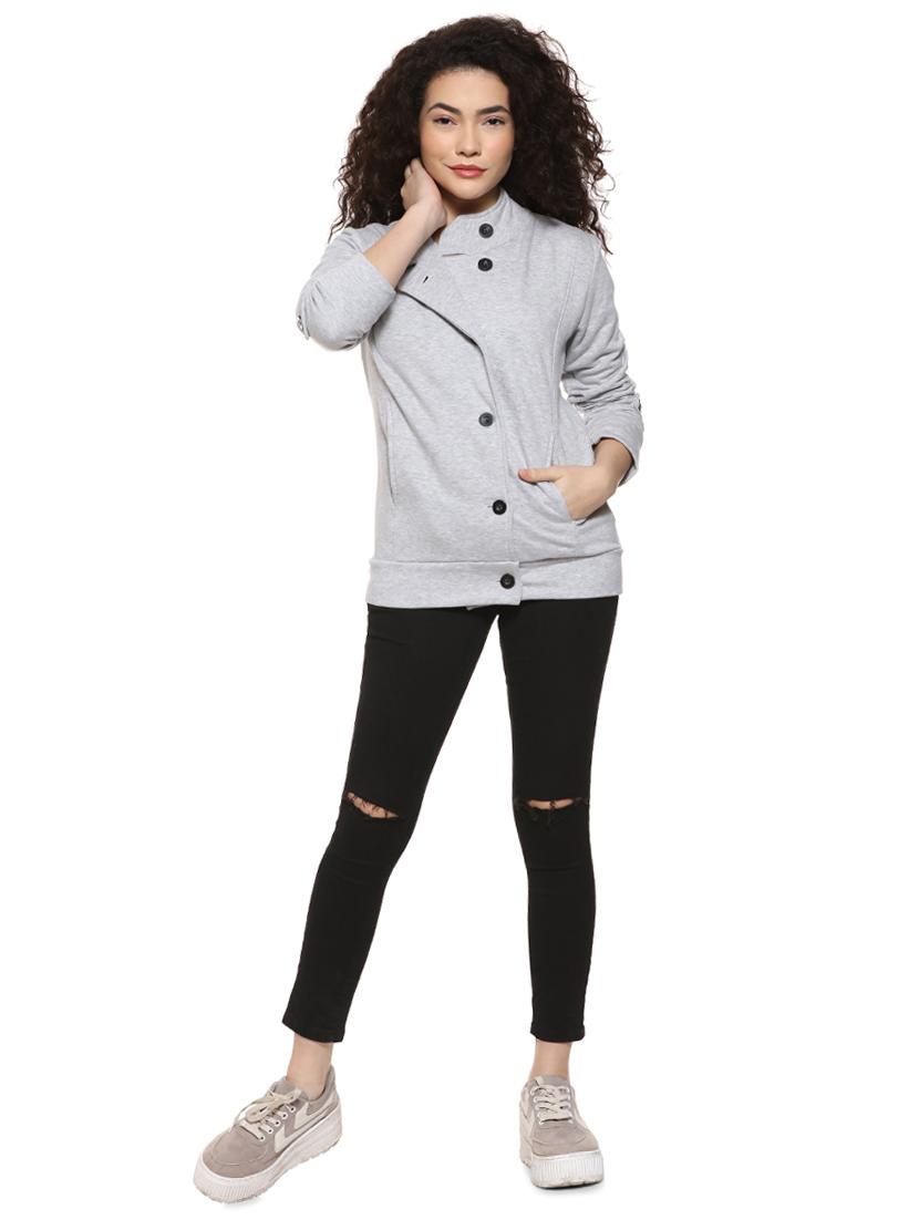 lapel neck windcheater jacket - 16592279 - Zoom Image - 4