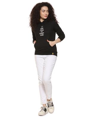 pocket patch quirky text hooded sweatshirt - 16592306 - Standard Image - 4