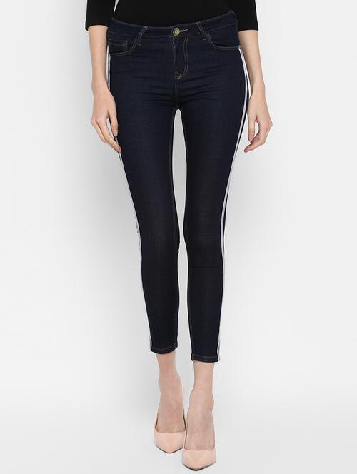 high rise side tapping jean - 16592341 - Standard Image - 1