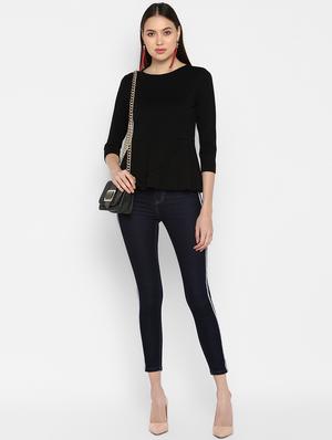 high rise side tapping jean - 16592341 - Standard Image - 4