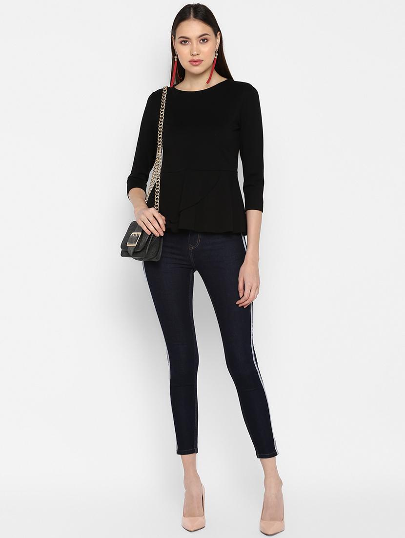 high rise side tapping jean - 16592341 - Zoom Image - 4