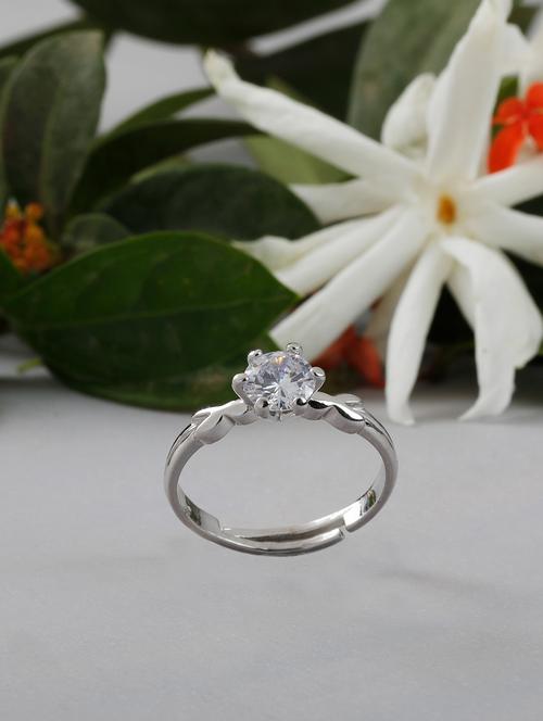 silver plated ring - 16595164 - Standard Image - 1