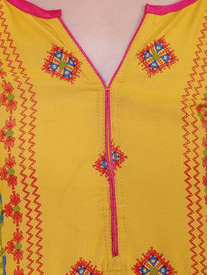 printed straight kurta - 16596561 - Standard Image - 4