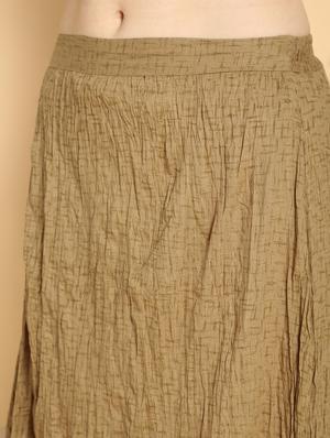 gold print kurta skirt set - 16598540 - Standard Image - 7