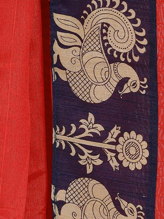 bordered bhagalpuri saree with blouse - 16598994 - Zoom Image - 4