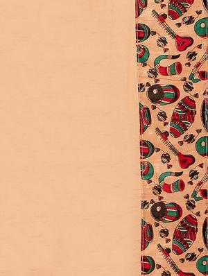 bordered bhagalpuri saree with blouse - 16599026 - Standard Image - 4