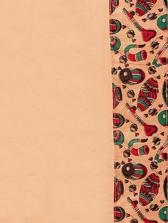 bordered bhagalpuri saree with blouse - 16599026 - Zoom Image - 4
