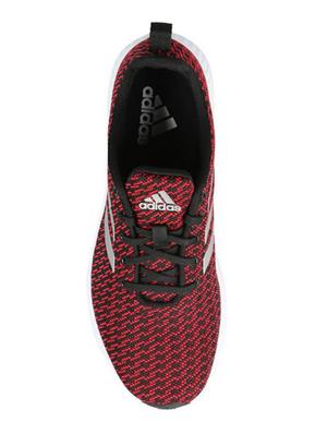 red fabric lace up sport shoe - 16599261 - Standard Image - 4