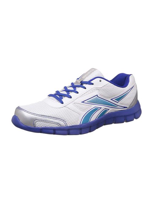 white mesh lace up sport shoes - 16600503 - Standard Image - 1