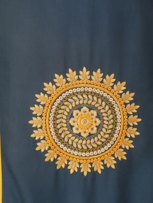 embroidered kurta palazzo set - 16600794 - Standard Image - 4