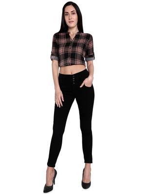slim fit high rise jeans - 16601588 - Standard Image - 4