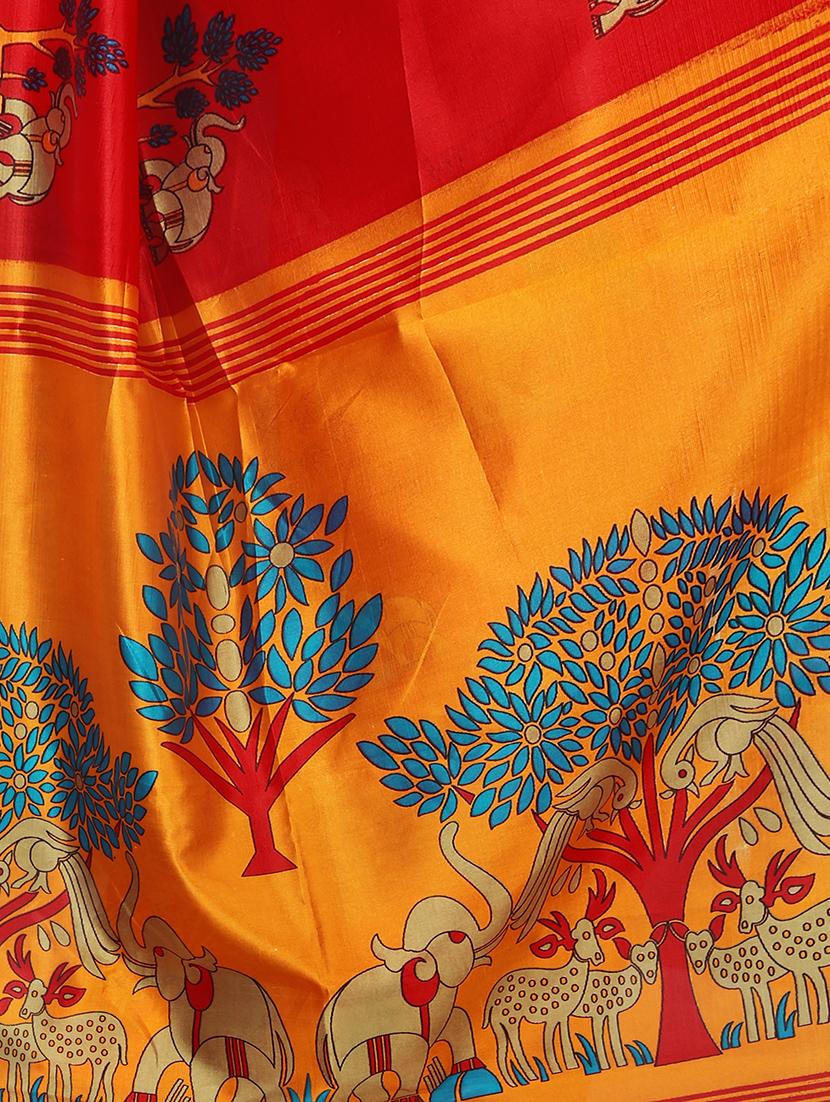 conversational mysore silk saree with blouse - 16601970 - Zoom Image - 4
