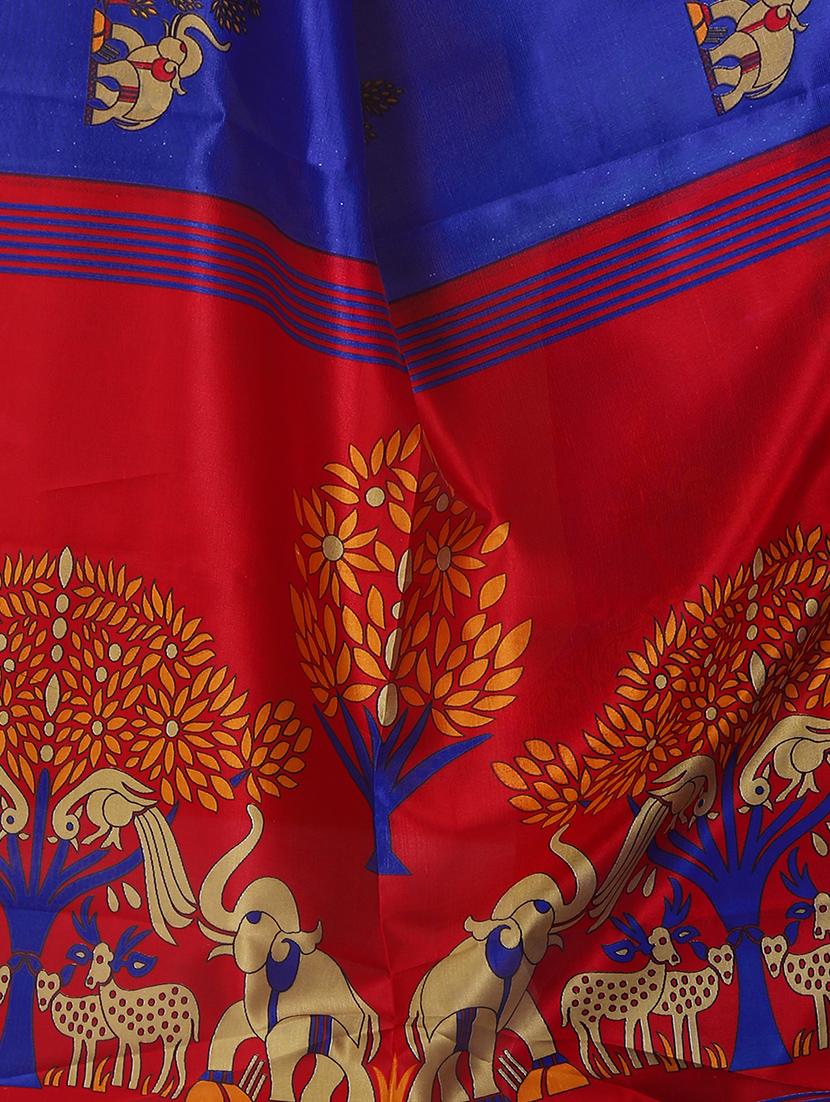 conversational mysore silk saree with blouse - 16601973 - Zoom Image - 4