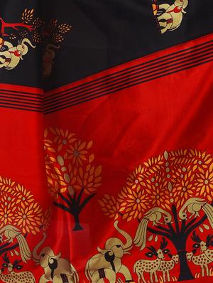 conversational mysore silk saree with blouse - 16601974 - Standard Image - 4