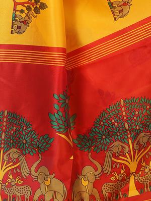 conversational mysore silk saree with blouse - 16601976 - Standard Image - 4